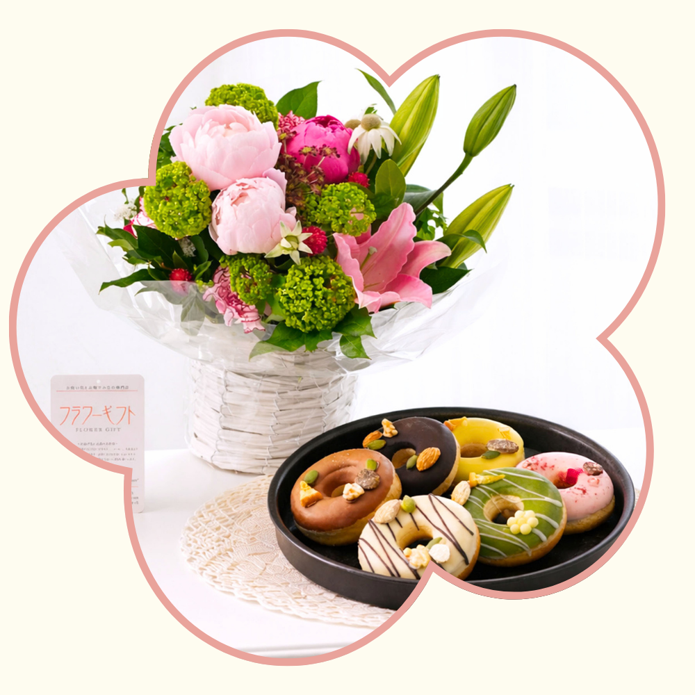 お花とお取り寄せグルメのギフトセット
