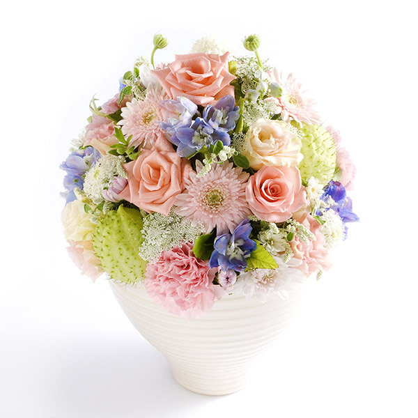 おしゃれな花の贈り物　香るアレンジメントフラワー　パステル　Mサイズ