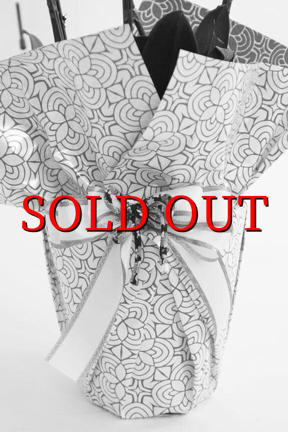 こだわりラッピング［曼荼羅（まんだら）赤花柄］