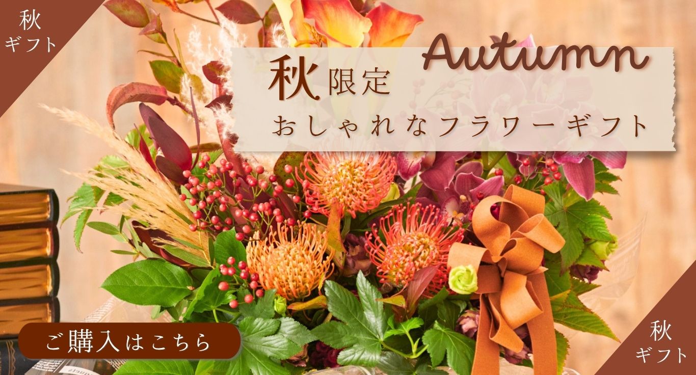 秋限定！ 季節を感じるおしゃれなフラワーギフト特集｜お祝い花の贈り物・プレゼントのフラワーギフトを専門に販売する通販サイト「hana（ハナ）」